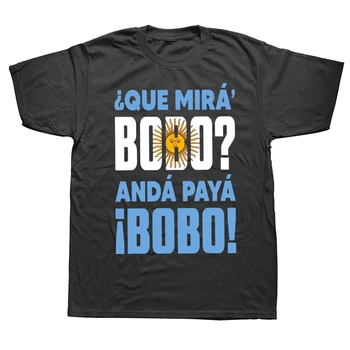 Amuzant Que Miras Bobo Camasi de Vara Stil Grafic Bumbac Streetwear Maneci Scurte Cadouri T-shirt Mens Îmbrăcăminte