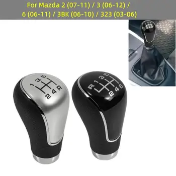 Auto Styling 5/6 Viteza MT Schimbătorului de Viteze Maneta de Handbal Pentru Mazda 2 (07-11) / 3 (06-12) / 6 (06-11) / 3BK (06-10) / 323 (03-06)