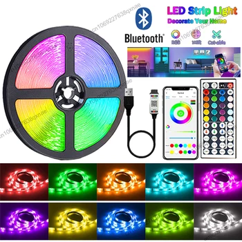 Benzi Led 5050 RGB Lumini de Neon de Muzică Bluetooth Sincronizare Crăciun în Cameră Decor Lumini cu Led-uri Led 10m 15m 20m 30m Lampa Luces Led