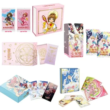 Captor Sakura Carduri Booster Box Personaj Anime de Colectare a Aniversare Carte de tarot Costum Cosplay Cardcaptor Fată Magică Joc Jucarii