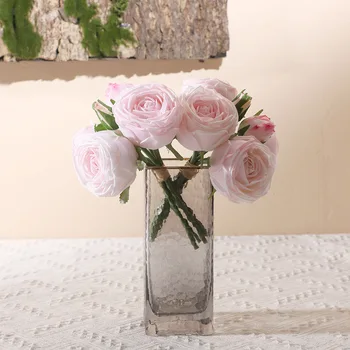 Flori artificiale Cap Silk Rose Flori Pentru Nunta Decor Acasă Flori False DIY Cununa Album de Fotografie recuzită Consumabile