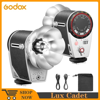 Godox Lux Cadet Retro Camera Flash Speedlite Declanșa Built-In Baterie Reîncărcabilă pentru Canon Nikon Olympus, Fujifilm aparat Foto Sony