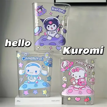 Hello Kitty Desene Animate Drăguț De Gunoi Bin Ins Valoare Mare Față Cinnamoroll Kuromi Multifuncțional De Stocare Găleată Cămin Studențesc