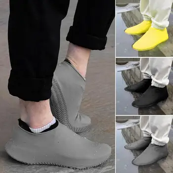 Husa De Ploaie Pentru Pantofi Impermeabil Silicon Non-Alunecare De Boot Galoși Reutilizabile Sezonul Ploios Boot Acoperi Acasă În Aer Liber Accesorii