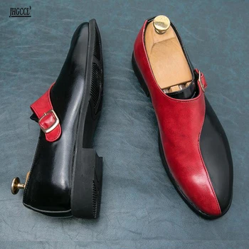 Noi dimensiuni mari din piele pantofi 38-48 toamna barbati British business casual ascuțite pantofi din piele coreean formale bărbați A1