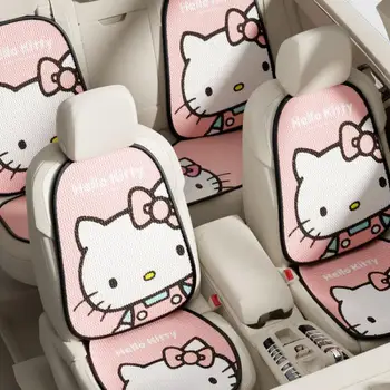 Sanrio Hello Kitty Masina Perna Patru Sezoane Universal Femei Drăguț Auto huse Auto de Desene animate Pernei Scaunului