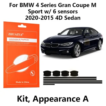 ZHUAIYA Margine a Ușii Paznicii Mânerul Ușii Cupa Vopsea de Protecție de Film TPU PPF Pentru BMW Seria 4 Gran Coupe MSport w2020-2015 4D Sedan